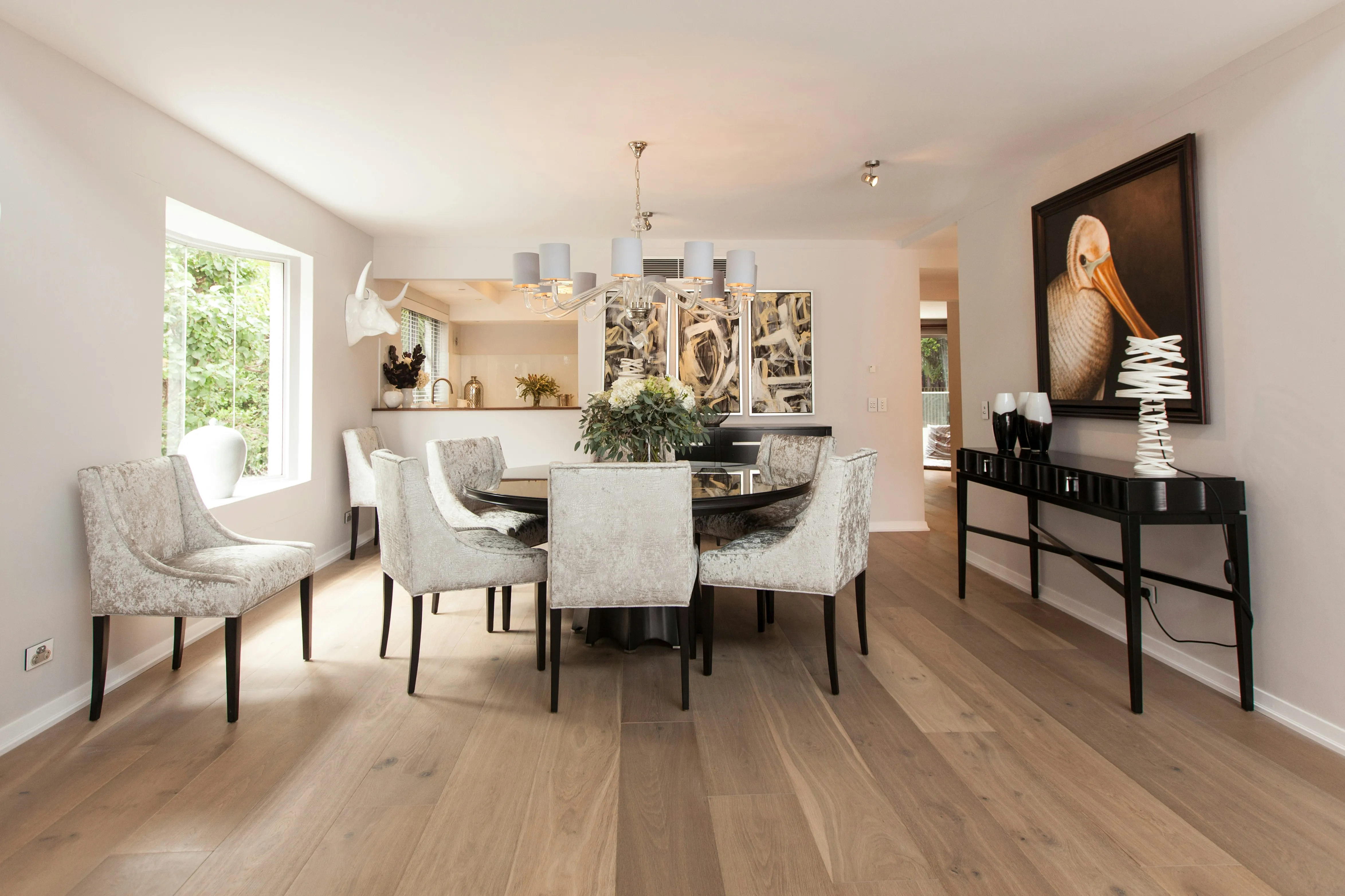Ceramic tile floor