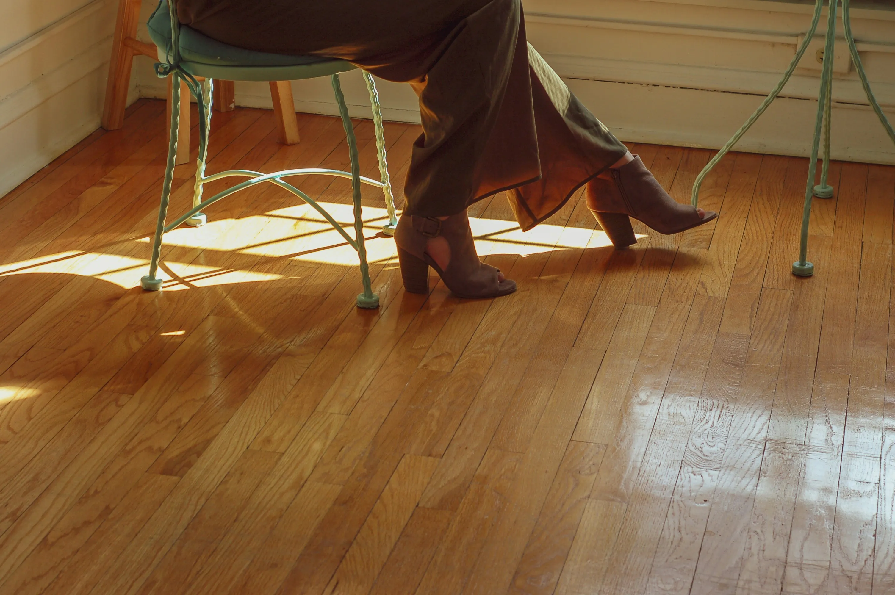 Beautiful hardwood floor installation